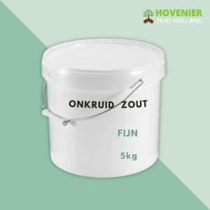 Fijn zout tegen onkruid